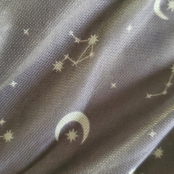 Daisy's Street Gold Constellation Chain Belt Long-sleeve Dress (Plus size) - Picture 16 of 16